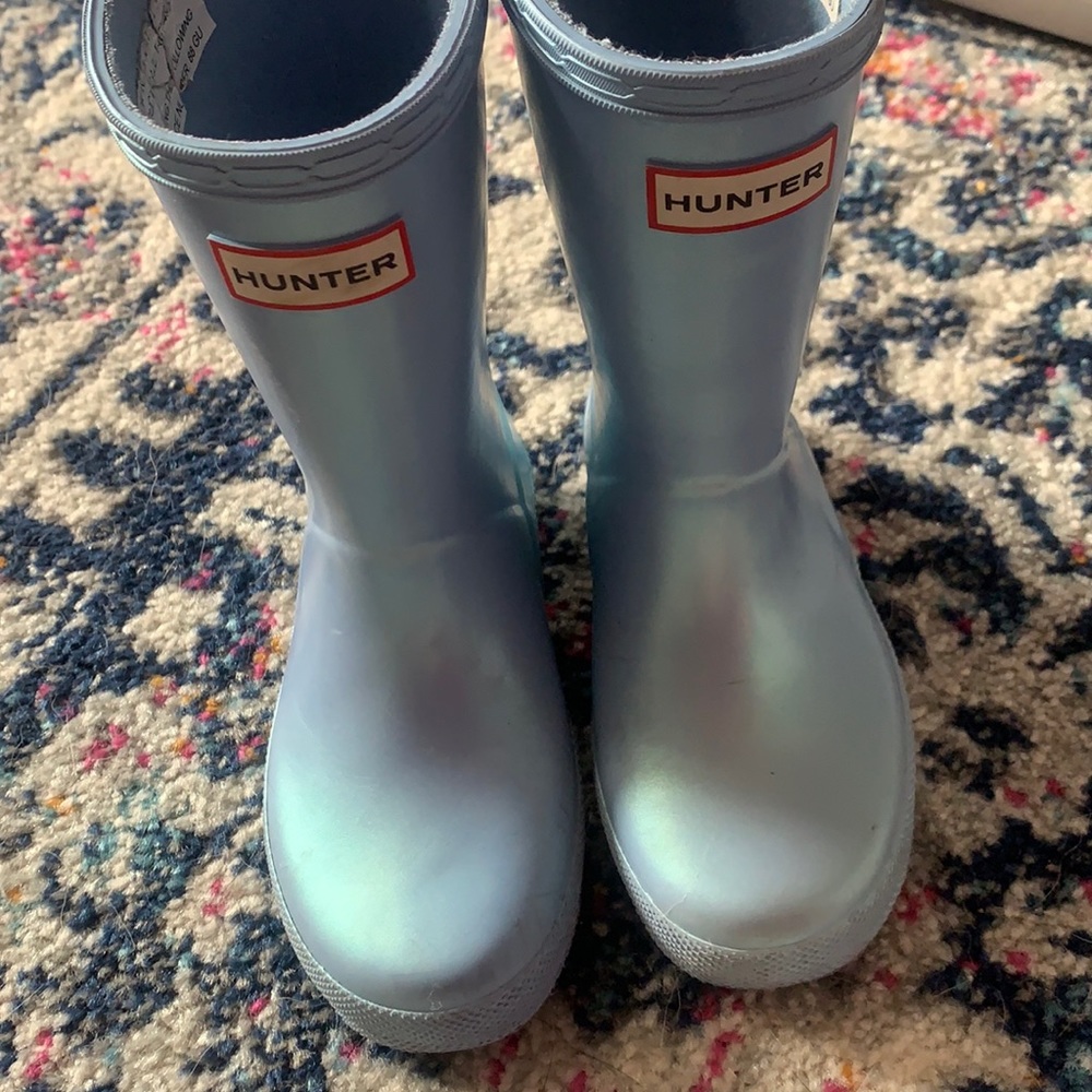Toddler hunter boots size 10